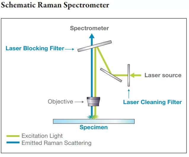 Schematic Raman Spectrometer