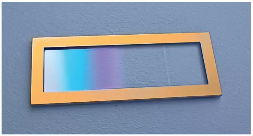 Fig. 2: On request, all filters may be combined with our solderable GelotTM coating for hermetically sealing the detector.