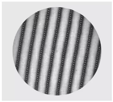 Interferogram of surface flatness