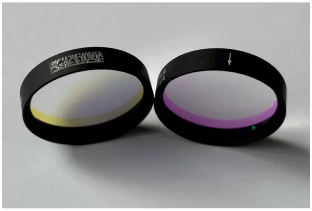 Frame mounting of coated glass